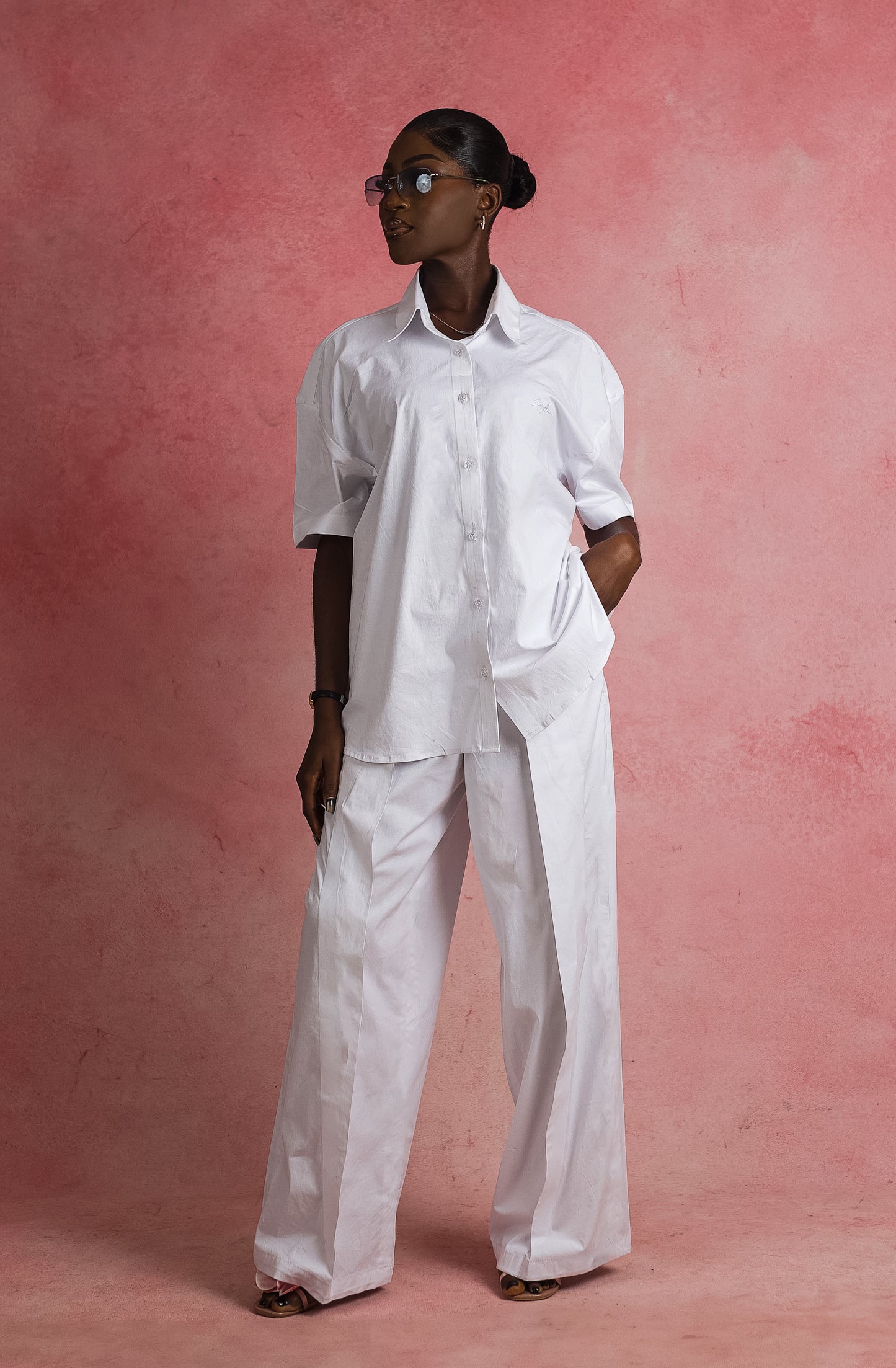 Halima Cotton Pants Set